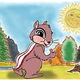 The positive, pretend Chipper Chipmunk.